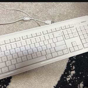 Full size keyboard with mouse Macally EUC (white)